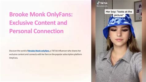 Brooke Monk About Onlyfans